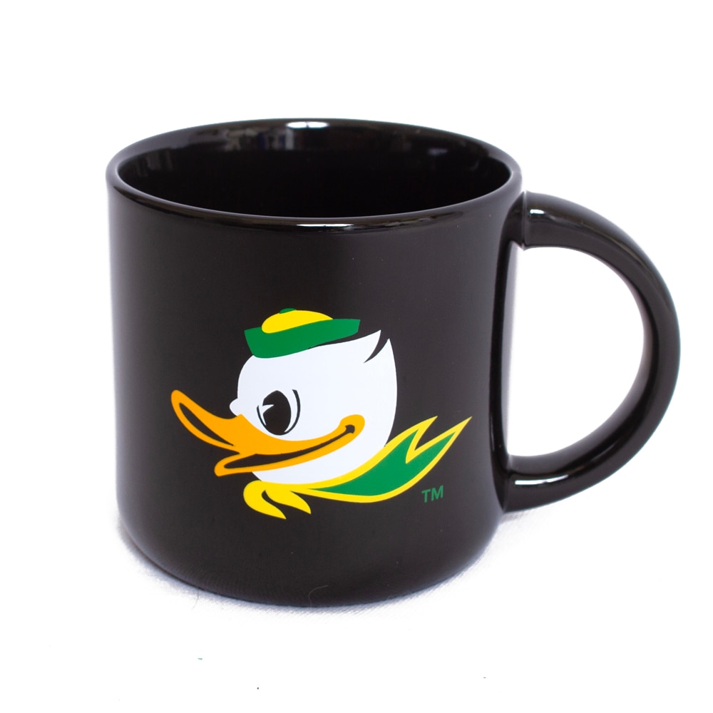 Fighting Duck, Neil, Black, Traditional Mugs, Ceramic, Home & Auto, 14 ounce, Cora, 833802